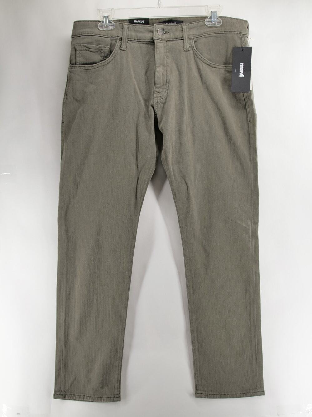 Mavi Marcus NWT Slim Straight Leg Pants Men's 33x30 Sage Herringbone M0035190281